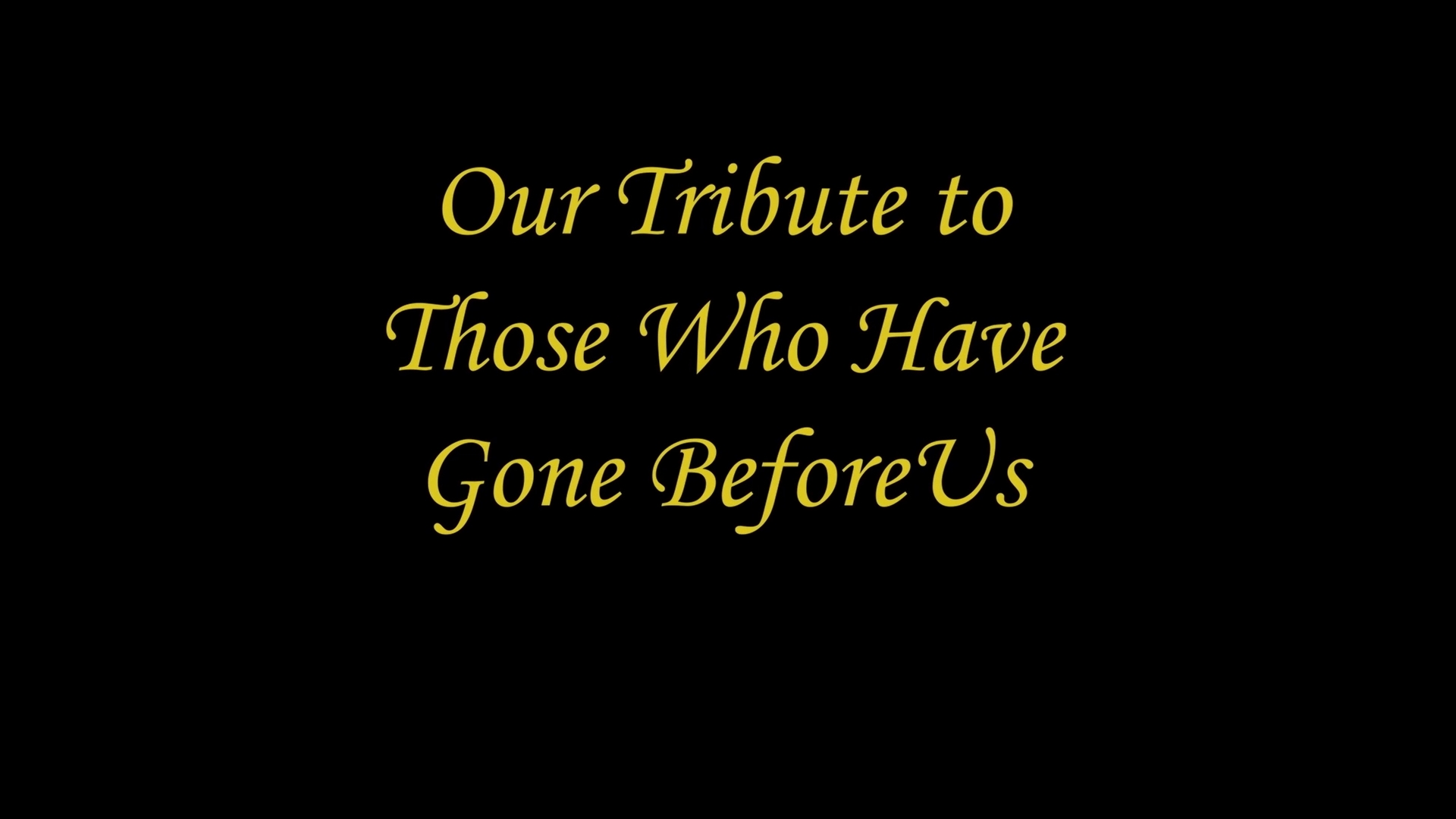 Workshop 2025 Memorial Video